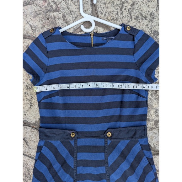 Tommy Hilfiger Women's Striped Dress Size 6 Pockets Short Sleeves Jersey EUC - Picture 14 of 15